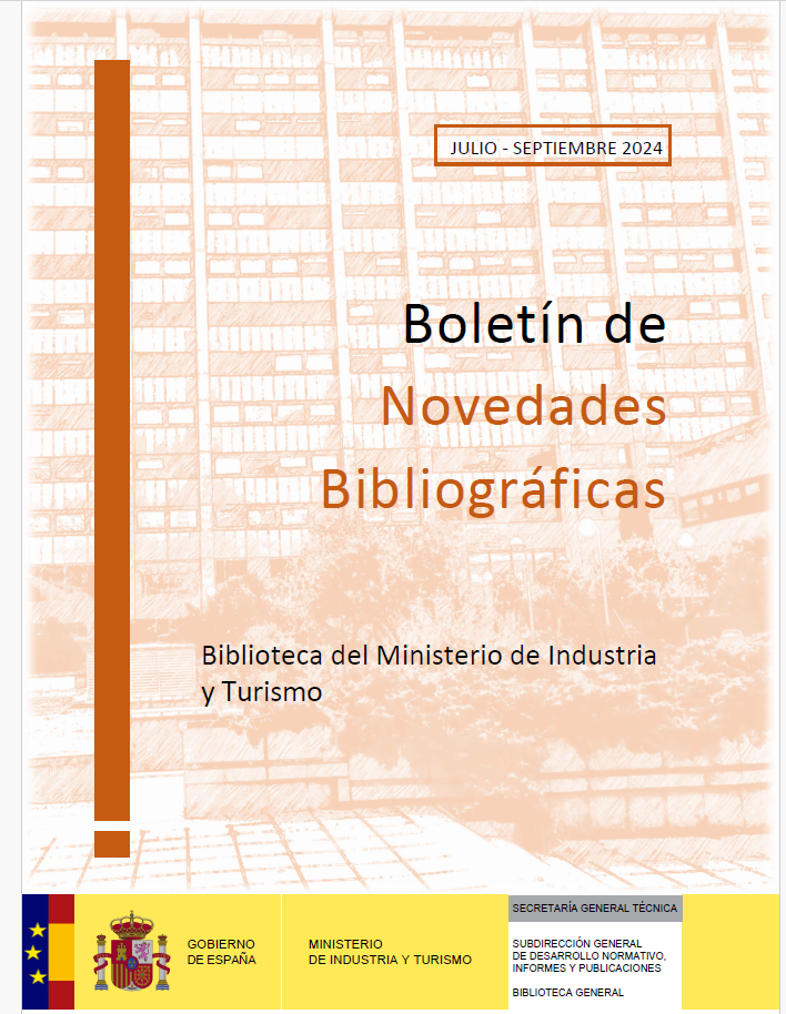 Imagen del artículo Boletín de novedades. Biblioteca del Ministerio de Industria y Turismo. Julio-septiembre 2024. En línea.