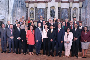 Foto de familia de los asistentes al Congreso