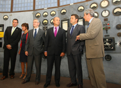 El ministro Sebastián durante la visita al Museo de la Energía