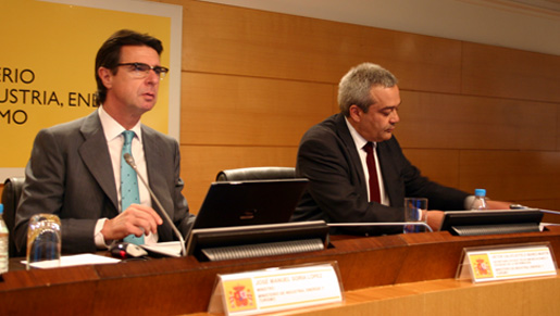 Momento de la presentación de la propuesta de Agenda Digital para España