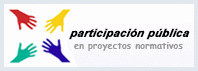 Participación pública en proyectos normativos