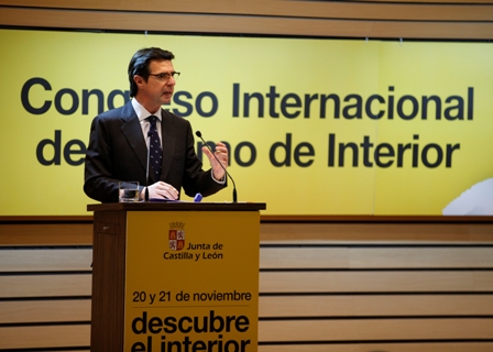El ministro Soria durante la inauguración del Congreso de Turismo de Interior