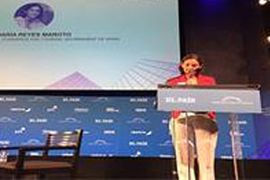 Reyes Maroto defiende en Nueva York el comercio justo